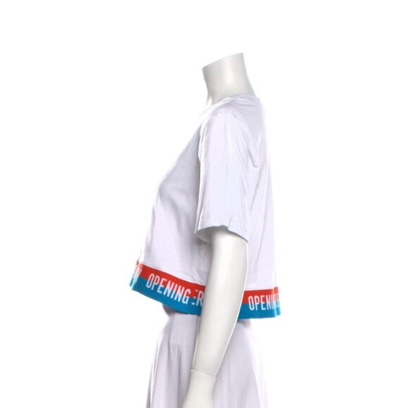 Opening Ceremony Graphic Print Crew Neck Crop Top - Picture 3 of 12